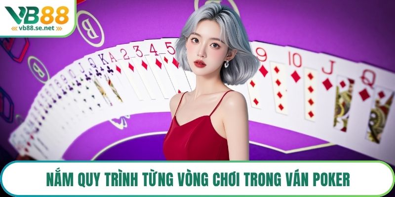 Nắm quy trình từng vòng chơi trong ván Poker